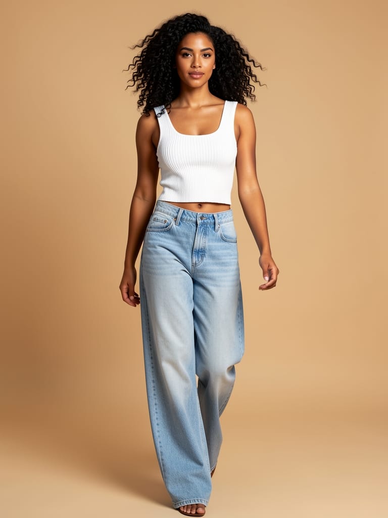 Crop top de punto acanalado — 3